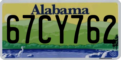 AL license plate 67CY762
