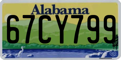 AL license plate 67CY799