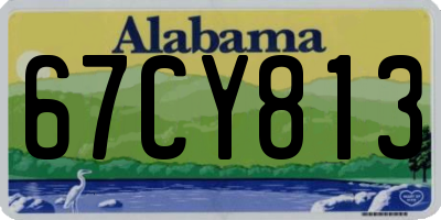 AL license plate 67CY813