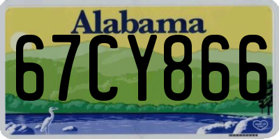 AL license plate 67CY866