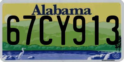 AL license plate 67CY913