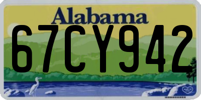 AL license plate 67CY942