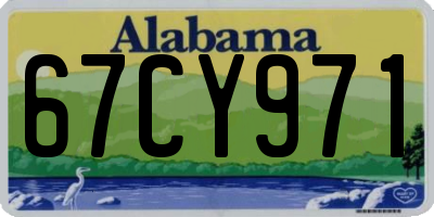 AL license plate 67CY971