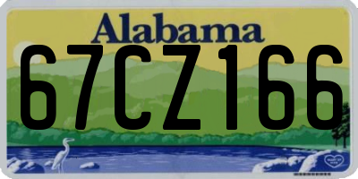 AL license plate 67CZ166