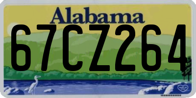 AL license plate 67CZ264