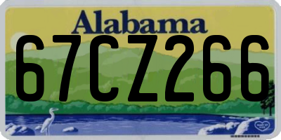 AL license plate 67CZ266