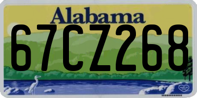 AL license plate 67CZ268