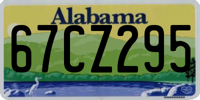AL license plate 67CZ295