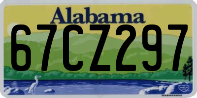 AL license plate 67CZ297