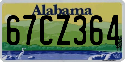 AL license plate 67CZ364