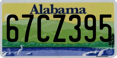 AL license plate 67CZ395