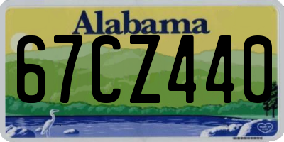 AL license plate 67CZ440