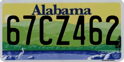 AL license plate 67CZ462
