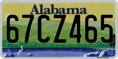 AL license plate 67CZ465