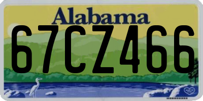 AL license plate 67CZ466