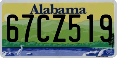 AL license plate 67CZ519