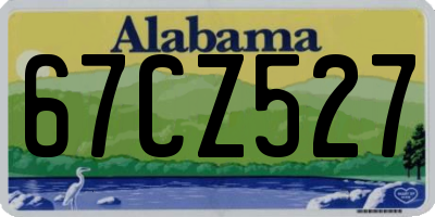 AL license plate 67CZ527
