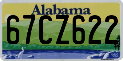 AL license plate 67CZ622