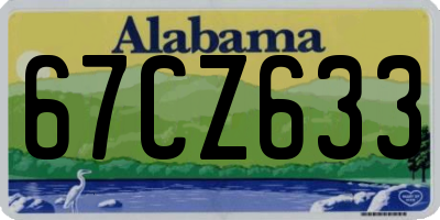 AL license plate 67CZ633