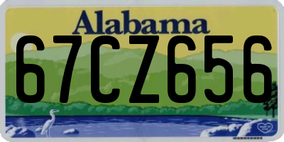 AL license plate 67CZ656