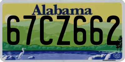 AL license plate 67CZ662
