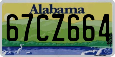 AL license plate 67CZ664