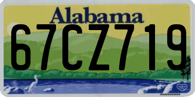 AL license plate 67CZ719