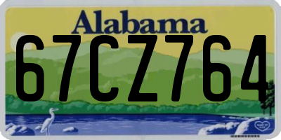 AL license plate 67CZ764