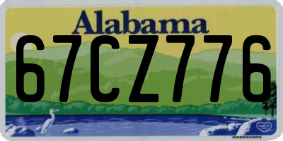 AL license plate 67CZ776