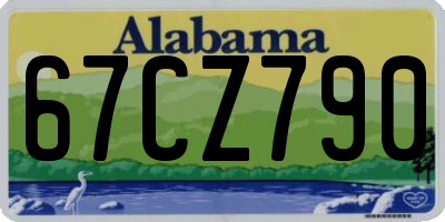 AL license plate 67CZ790
