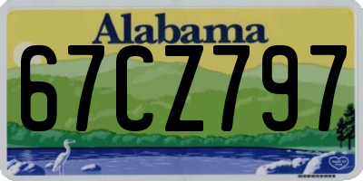 AL license plate 67CZ797
