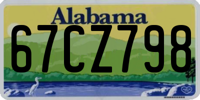 AL license plate 67CZ798