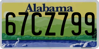 AL license plate 67CZ799