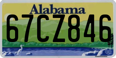 AL license plate 67CZ846