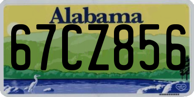 AL license plate 67CZ856