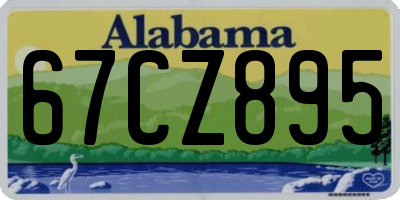 AL license plate 67CZ895
