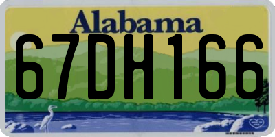 AL license plate 67DH166