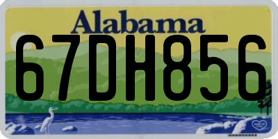 AL license plate 67DH856