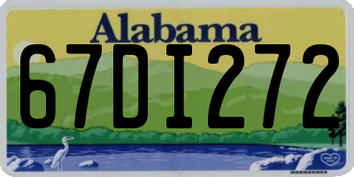 AL license plate 67DI272
