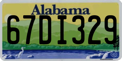 AL license plate 67DI329