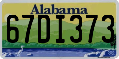AL license plate 67DI373
