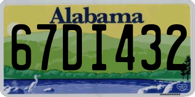 AL license plate 67DI432