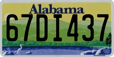 AL license plate 67DI437