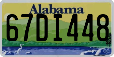 AL license plate 67DI448