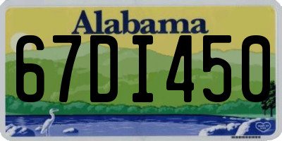 AL license plate 67DI450