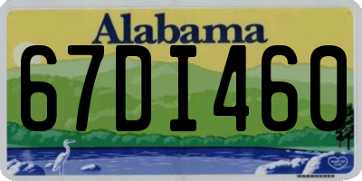 AL license plate 67DI460