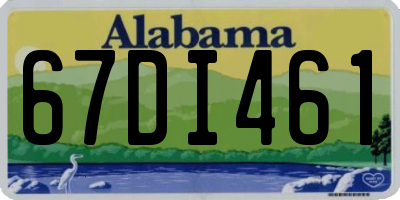 AL license plate 67DI461