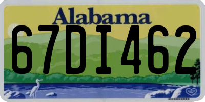 AL license plate 67DI462