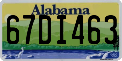 AL license plate 67DI463