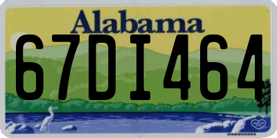 AL license plate 67DI464